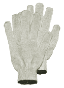 Cotton/Poly String Knit Gloves