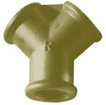 Double Outlet "Y" Manifold