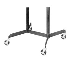 4-Legged Base Showing Optional Casters
