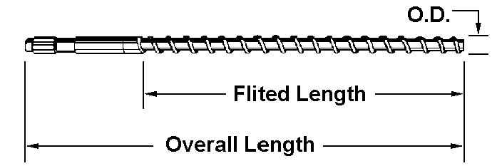 Feedscrew Dimensions