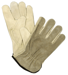 Cowhide Leather Split Back Gloves