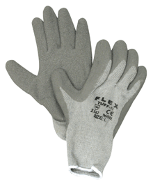 Flex-tuff II String Knit Gloves w/Latex Coating