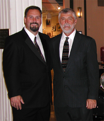 Kurt Begue, President, (left)&nbsp;and Jerry Begue, Founder and Past President